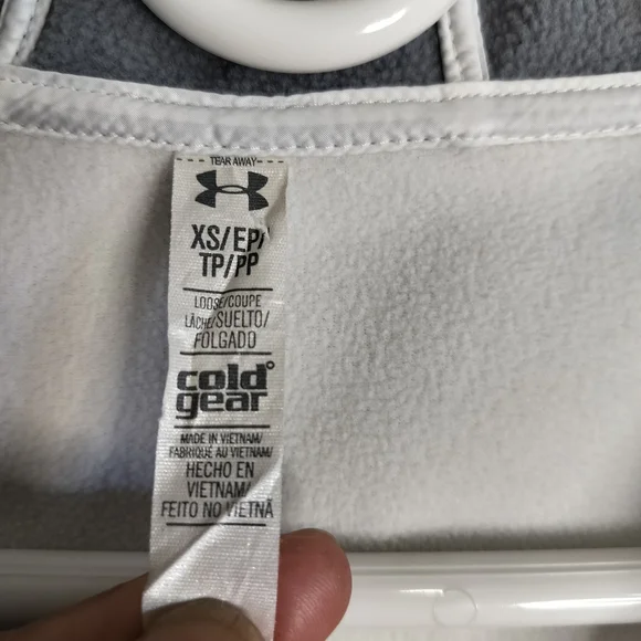 Under Armour Coldgear Storm Gray Full-Zip Hoodie - Picture 10 of 15